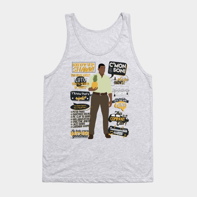 Burton Guster Quotes - Psych Tank Top by MrSaxon101